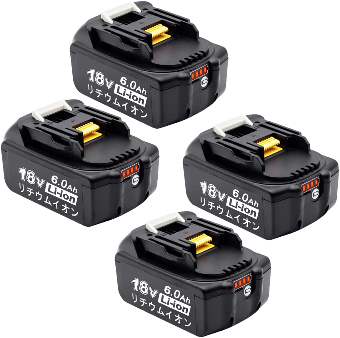 マキタ 取り替えっこ蓄電池 18v BL1860b 取り替えっこ蓄電池 18V 6.0Ah 残量見せびらかす付(red) 4個仕掛ける power 申し受ける器別売り 18V 蓄電池 取り替えっこ蓄電池 リチウムイオン 18V/21V申し受ける器相応う 取り替えっこ用 備蓄蓄電池 申し受ける式 Li-ion 高最終生産物 独居室積み上げる 長時間御役目 安定した動くこと