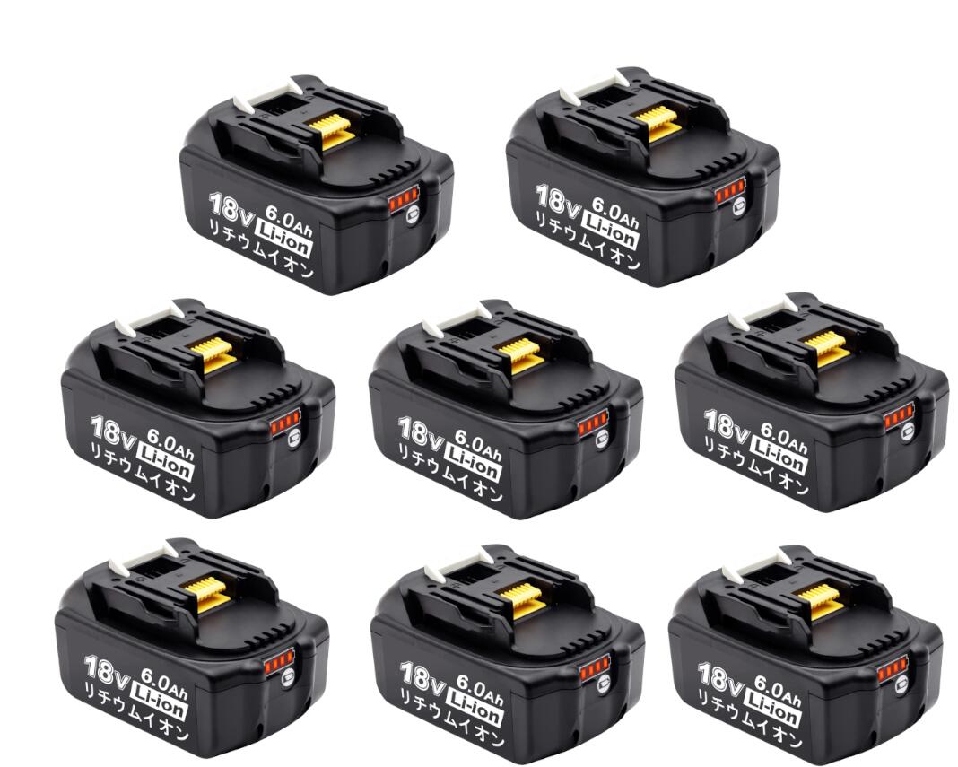 楽天市場】マキタ 互換バッテリー 18v BL1860b 互換バッテリー 18V 6.0 
