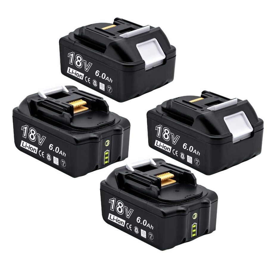 マキタ取り替えっこ蓄電池 18v BL1860b 取り替えっこ蓄電池 18V 6.0Ah 残量見せびらかす付 4個仕掛ける 申し受ける器別売り