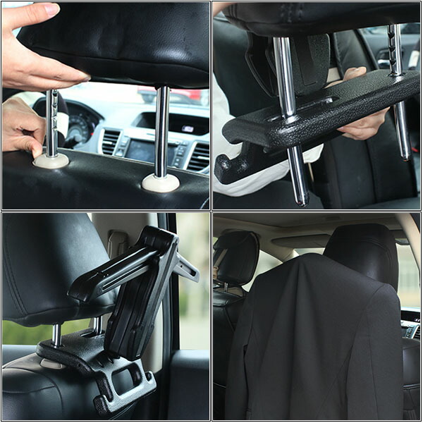 楽天市場 車載ハンガー 荷物フック付き 車内 着掛け カー用品 車用 自動車 輸入商品につき説明書無し Account S アカウントエス