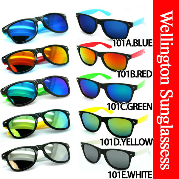 楽天市場 ミラーサングラス Ac101 ウェリントン型 メンズ レディース ｕｖカットレンズ Account S アカウントエス