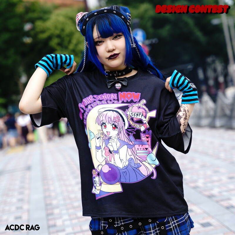 楽天市場 Tsubame Curse Tシャツ 半袖 カットソー 原宿系 原宿 派手カワ ファッション ダーク 病み 病みかわいい 病みかわ 骨 スケルトン 個性的 パンク ロック V系 ダンス 衣装 ダンス衣装 ヒップホップ レディース メンズ Acdcrag メール便可 Acdc Rag 原宿竹下通り店