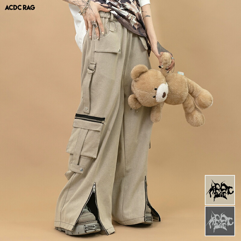 TRIPP nyc トリップニューヨーク ワイドパンツ 手錠 チェーン 楽天市場】ボンテージパンツ ブラック ワイドパンツ TRIPP NYC