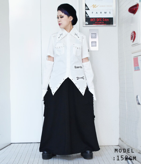 宅配 ロングロックゴシックパンクスカート四way コスプレ Williamsav Com