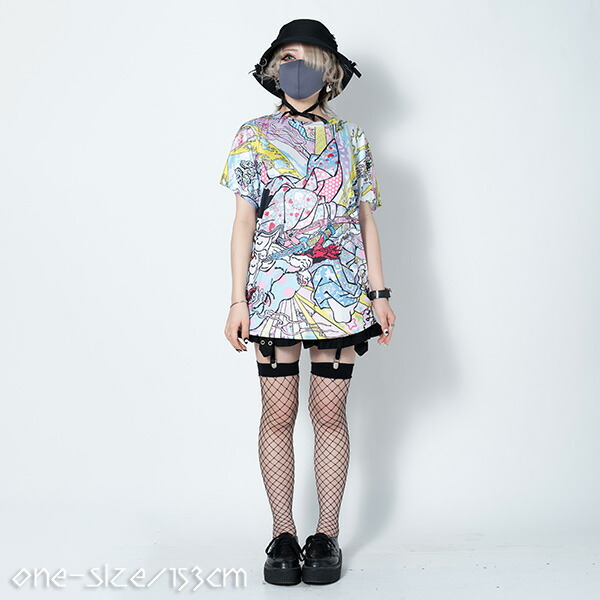 楽天市場 サムライ Tシャツ 原宿系 ファッション 半袖 夏 和柄 浮世絵 和風 派手カワ 総柄 かわいい メンズ レディース 大きいサイズ ライブ ダンス 衣装 ヒップホップ 個性的 パステル Acdc Acdcrag メール便可 Acdc Rag 原宿竹下通り店