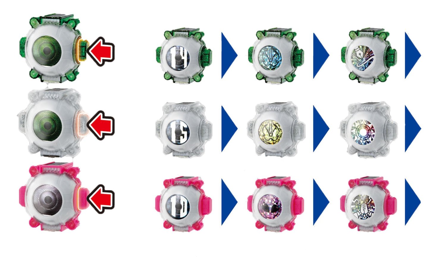 楽天市場 ホビー バンダイ 仮面ライダーゴースト Dxグリム サンゾウ ヒミコ ゴーストアイコンセット 優良品館