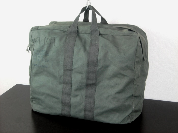 楽天市場】米軍 USAF フライヤーズキットバッグ コットン USED