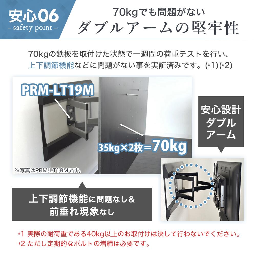 【新品未使用、新居お引越し用に！】 テレビ 壁掛け金具 PRM-LT19M 新品未使用、新居お引越し用に！】 テレビ 壁掛け金具 PRM-LT19M