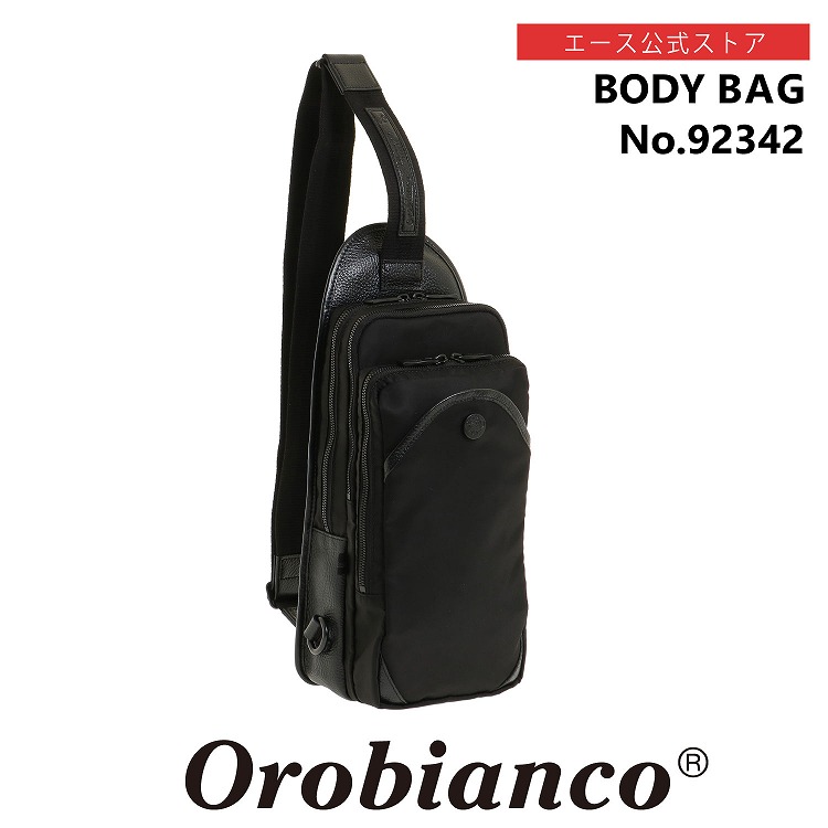 高品質の人気 ボディバッグ オロビアンコ メンズ スパーダ Spada Orobianco ブラック 黒 ワンショルダーバッグ 普段使い カジュアル Bhavaspa Com