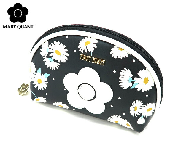 【国内発送】MARYQUANT バイカラーデイジーキューボイドポーチ 国内発送】MARYQUANT バイカラーデイジーキューボイドポーチ