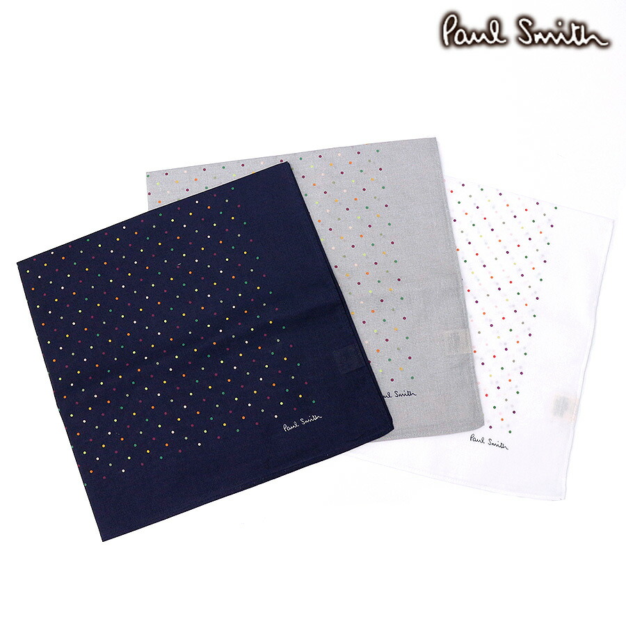 楽天市場 2点までメール便可能 ポールスミス ハンカチ マルチフレームドットプリント Paul Smith ハンカチ メンズ 小物 あす楽 Ace Web