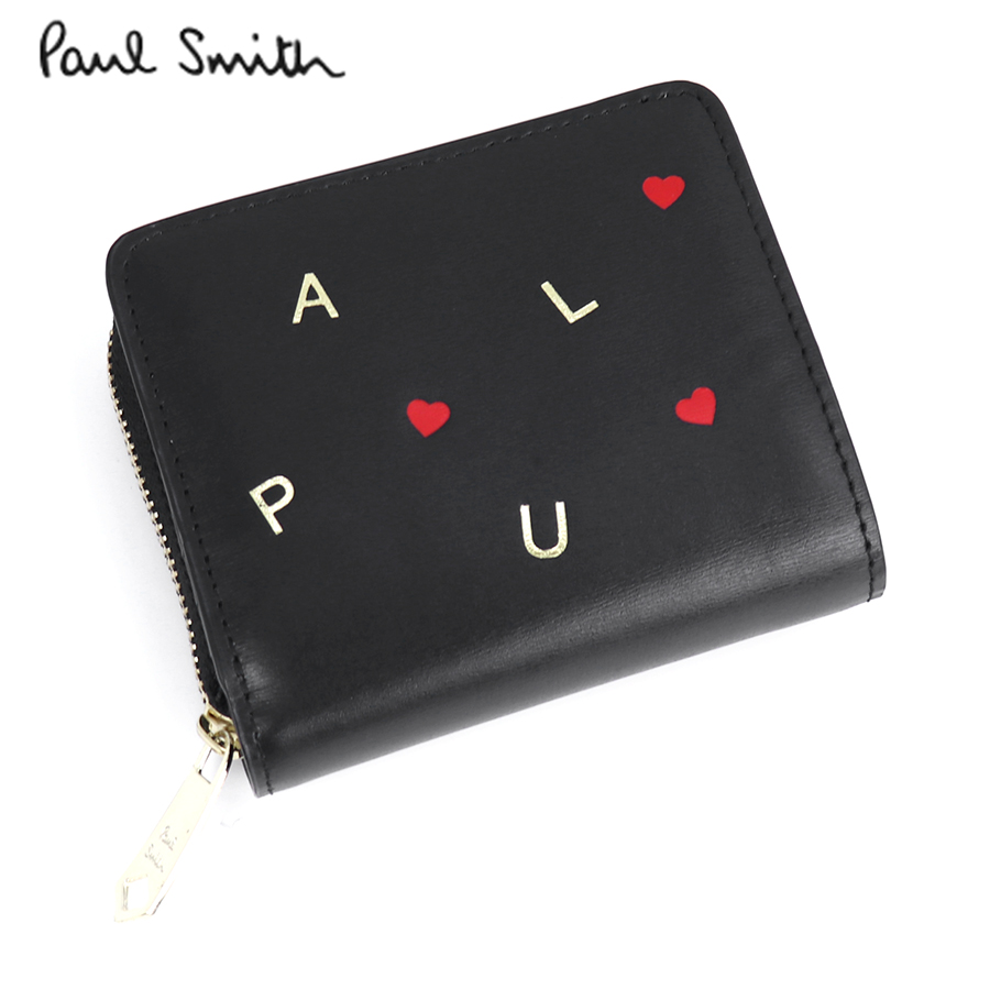 最大44%OFFクーポン 新品 Paul Smith ポールスミス 折り財布 レターズ