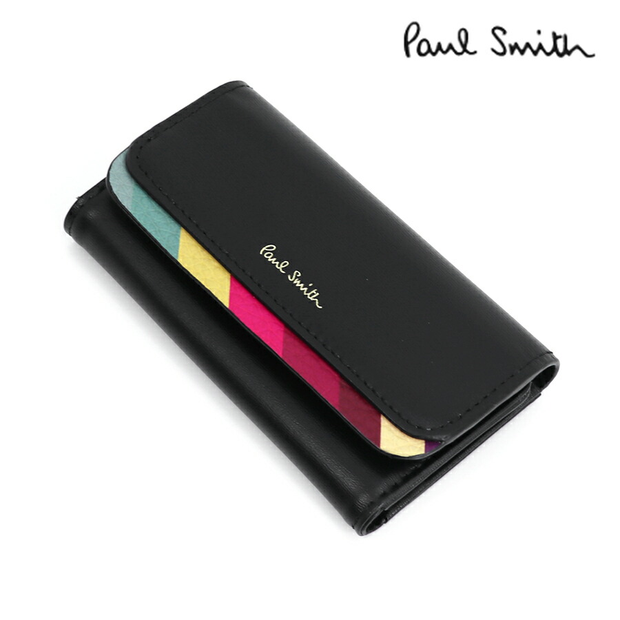 ポールスミス 財布 スワールトリム キーケース Pwd681 Paul Smith キーケース 牛革 鍵 キーリング 牛革 レザー 財布 レディース ラッピング無料 あす楽 Ace Webラッピング無料 正規品 新品