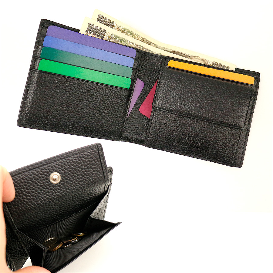 【楽天市場】ラルフローレン 財布 メンズ シュリンクレザー 2つ折り財布/ネイビー[P-212SH](Polo Ralph Lauren
