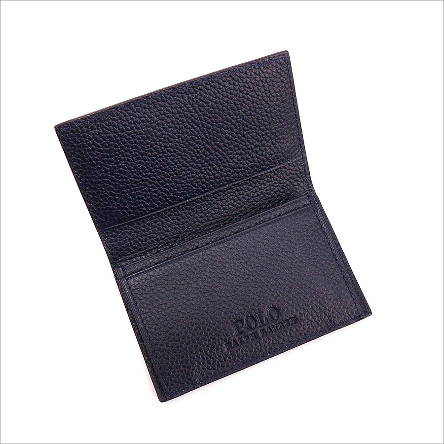 【楽天市場】ラルフローレン 財布 メンズ シュリンクレザー カードケース/ネイビー[P-611SH](Polo Ralph Lauren