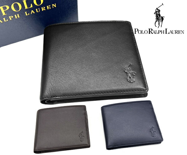 ラルフローレン メンズ カーフレザー ２つ折財布（P-212 CL) (Polo Ralph Lauren)【ウオレット 財布 メンズ 通勤 男性 男子 彼氏 小物 誕生日 記念日 入学祝 卒業祝 御祝 入社祝 新生活 新社会人 就職祝 ギフト】 プレゼント ギフト 14,890円