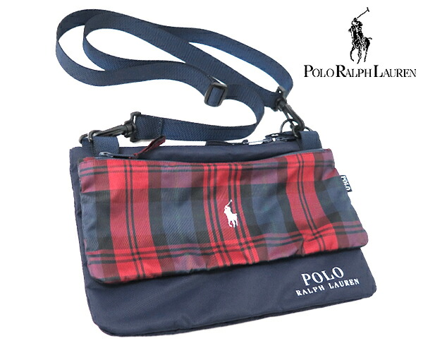 ☆ヴィンテージ☆ ラルフローレン ショルダーバッグ サコッシュ チェック柄 STORES.jp（ストアーズドットジェーピー）の「RALPH LAUREN