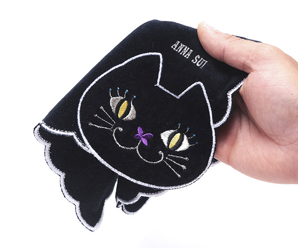 楽天市場 2点までメール便可能 アナスイキャット タオルハンカチ 19aw Anna Sui ネコ ねこ 猫 レディース 刺繍 ギフト 人気 返礼品 あす楽 Ace Web