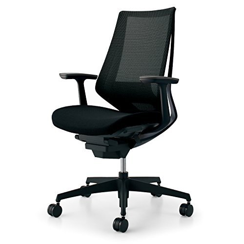 【組立無料】 コクヨ デュオラ イス オフィスチェア ブラック メッシュタイプ デスクチェア 事務椅子 シンプルデザイン多機能チェア CR-G3021E6KZB6-W｜オフィス家具専門　エースストア