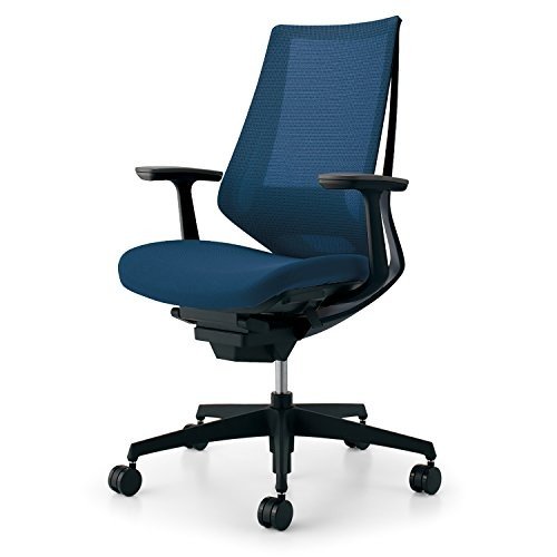 【組立無料】 コクヨ デュオラ イス オフィスチェア プルシアンブルー メッシュタイプ デスクチェア 事務椅子 シンプルデザイン多機能チェア CR-G3021E6KZT6-W|オフィス家具専門 エースストア