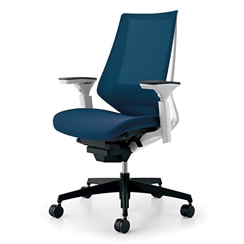 【組立無料】 コクヨ デュオラ イス オフィスチェア プルシアンブルー メッシュタイプ デスクチェア 事務椅子 シンプルデザイン多機能チェア CR-G3031E1KZT6-V｜オフィス家具専門　エースストア