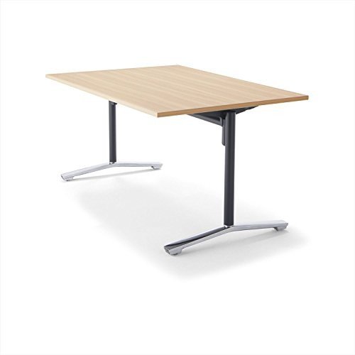 【精神的な統合無料】 コクヨ 会議時刻表 DAYS OFFICE flip top XY-TFT159FPMC1 幅150×奥ぶかさ90糎 天板グレインドナチュラル/脚ポリッシュ