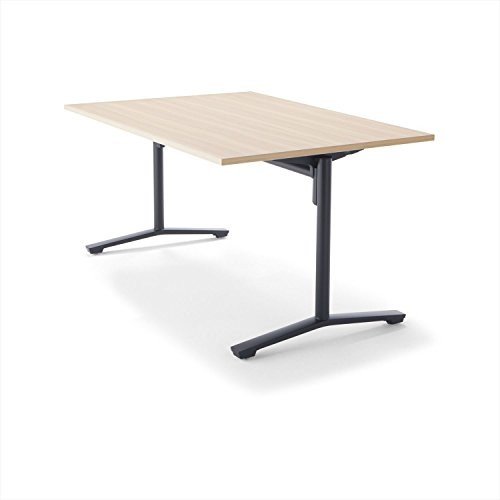 【精神的な統合無料】 コクヨ 会合速見表 DAYS OFFICE flip top XY-TFT159FE6AMC0 幅150×奥ふかさ90糎 天板白いこと自然的/脚黒いこと インテリア・寝具・収納-その他-オフィス家具