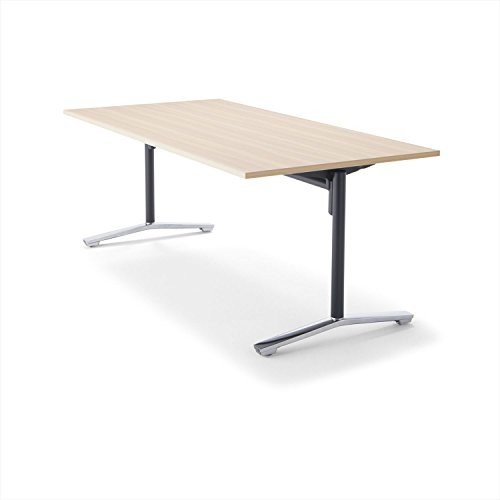 【精神的な統合無料】 コクヨ 会議時刻表 DAYS OFFICE flip top XY-TFT189FPMC0 幅180×奥ぶかさ90糎 天板白いこと自然的/脚ポリッシュ