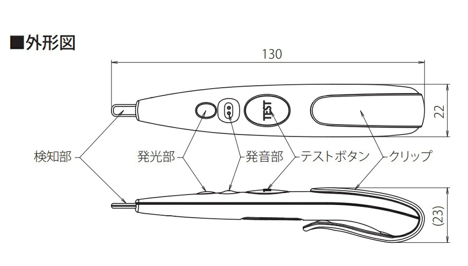 市場 長谷川電機工業 低圧用検電器 HTE-610-Y イエロー toothkind.com.au