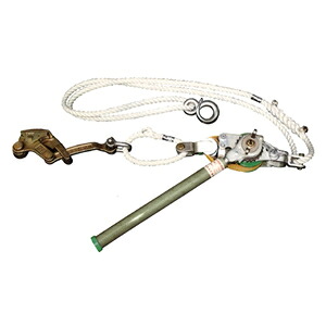 ●永木精機(NAGAKI) 胴締め式ハルー張線器 活線用 N-2 4型 10kN用(1ton用) 押しかぶせる付 Ｎ－２ DIY・工具-花・ガーデン・DIY-その他
