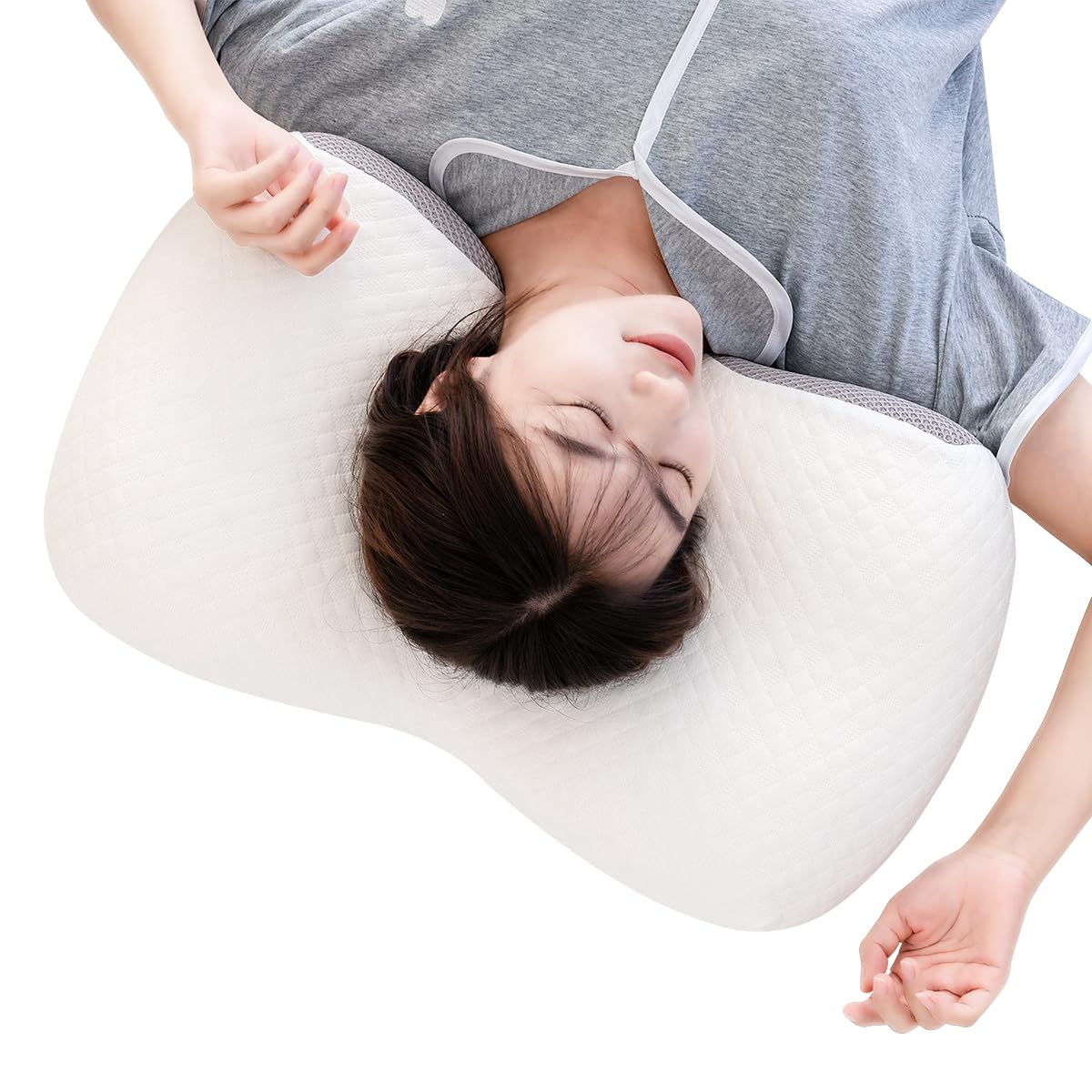 楽天市場】頸部形状記憶枕 人間工学的輪郭整形外科的枕 首の痛み