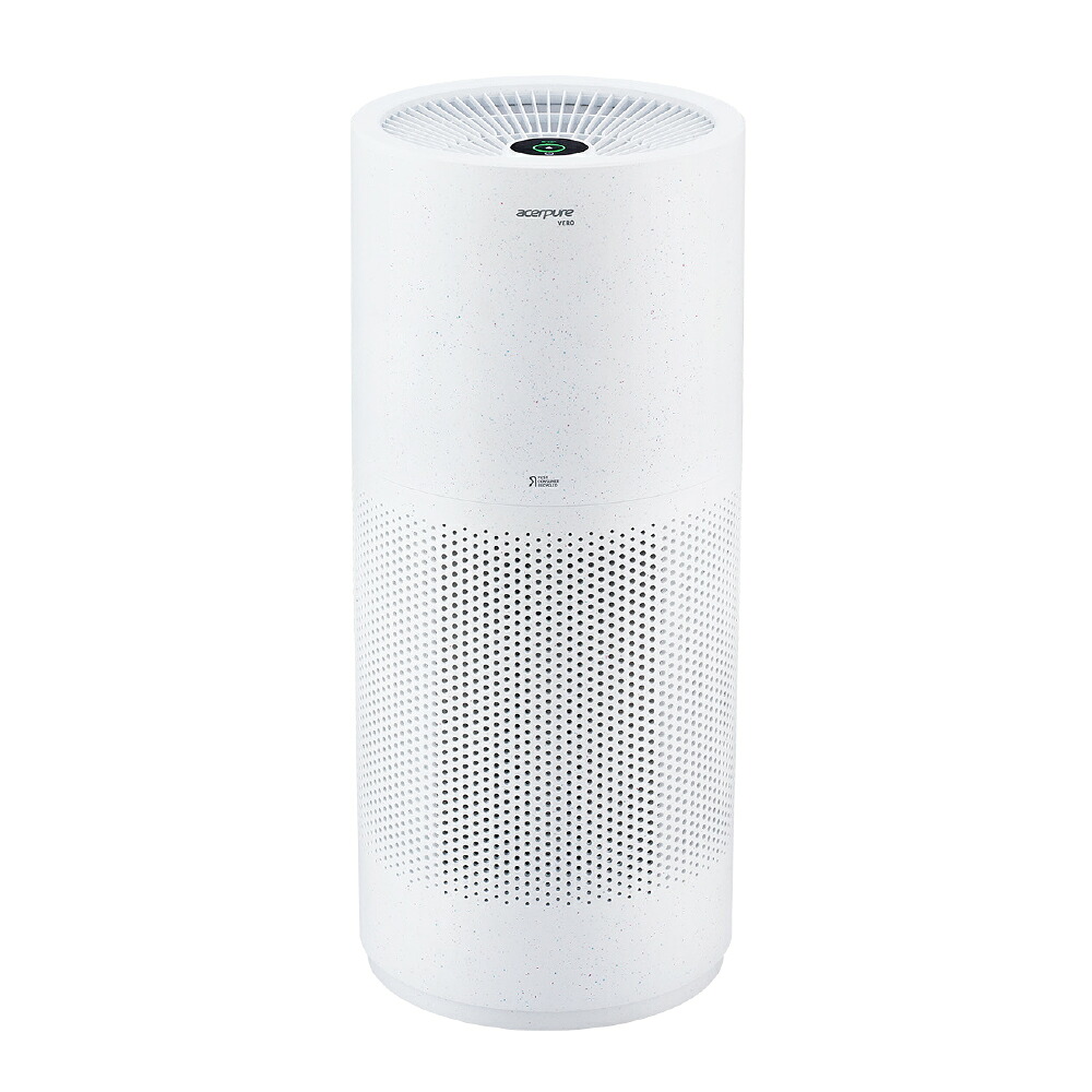 空気清浄機　Acerpure Pro Vero エイサーピュア 直径25cm コンパクト 30畳 360度吸引 再生プラスティック 花粉 PM2.5 カビ ダニ ホコリ ハウスダスト ウイルス 細菌 ペット タバコ 脱臭 パワフル 風量調節5段階 3 in 1 HEPA フィルター AP353-10W
