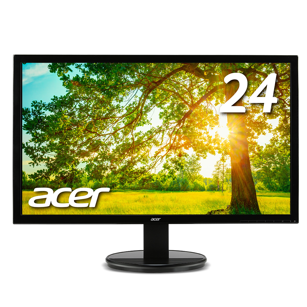 【24インチモニターなら迷わずこれ！】Acer パソコン(PC)モニター フルHD 液晶モニター ディスプレイ エイサー K242HLbid 5ms HDMI端子 VESA FPS ゲーミング ゲーム  12/19 20:00〜12/25 06:59