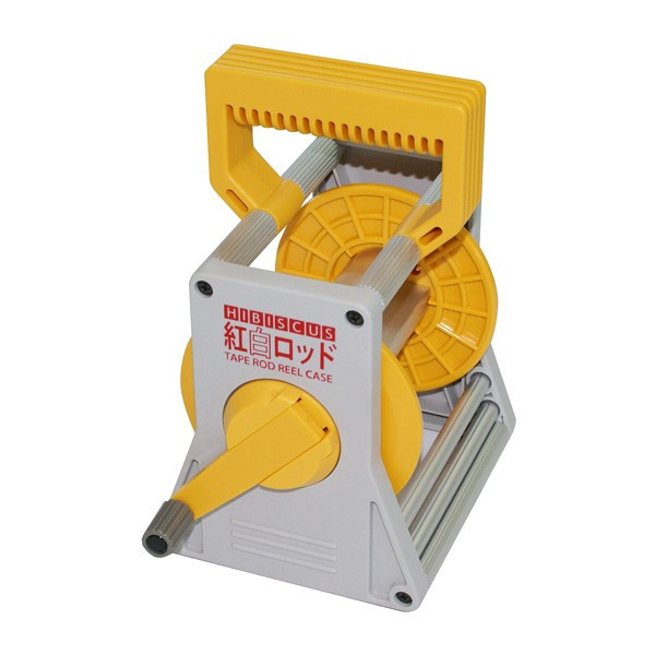 ハイビスカス 紅白ロッド 100mm幅専用ケース（Lケース/50m用） HK10-L 測量/土木/建築/現場用品/記録用品