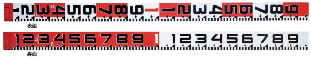 【楽天市場】MYZOX マイゾックス フォトロッド 120mm幅 5m テープのみ PHR120-5K （表20cm赤白タテ目盛 裏1m赤白裏