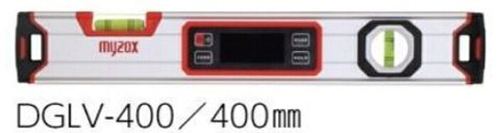 MYZOX マイゾックス デジタル水平器 デジレベルＶシリーズ DGLV-400 高輝度LED 勾配・水平出し　配管 機械設置 ブロック積み