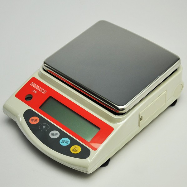 ハイビスカス 現場密度測定用電子天秤 12kg GMII-12KH (最少目盛0.5g/ひょう量12kg) 土質試験｜現場監督