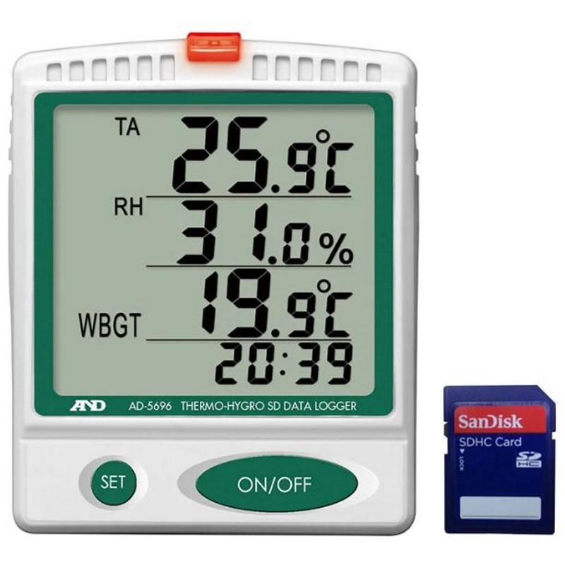 楽天市場】温湿度SDデータロガー（記録計） 熱中症指数計 / 熱中症指数