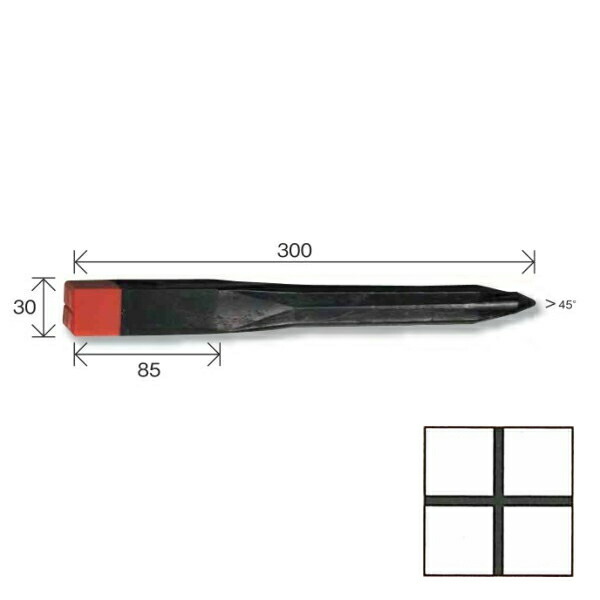 楽天市場】リプロ デルタA-45 プラスチック境界杭（20本） 赤キャップ 全十字 【測量/土地家屋調査/プラスチック境界杭/地籍調査/プラ杭/境界杭】  : 現場監督