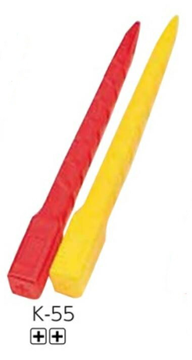 楽天市場】エタプロン 十全 測量杭 中空プラスチック K-35 30×30×350mm