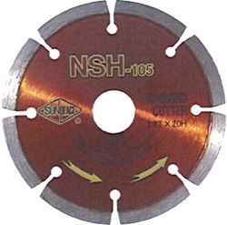 最安 楽天市場 サンピース ダイヤモンドカッター 乾式 Nsh 180 外径180mm ダイヤ厚2 0mm 穴径25 4mm セグメントタイプ 土木工事 ブロック切断 コンクリート切断 石材切断 現場監督 正規激安 Lexusoman Com