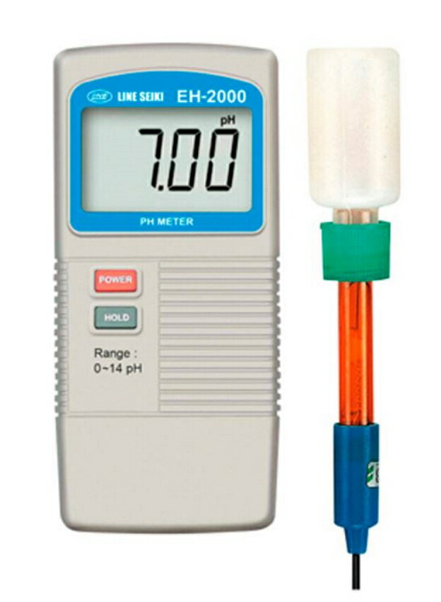 ライン精機 デジタルｐＨ計セット EH-2000 ph電極EH-801 ガラス電極法 1～13ｐＨ 食品加工 化学工業 農林水産業 生物医学 17,820円