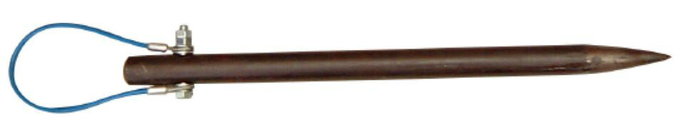 丸型鋼鉄タッパー Ｍ－ＴＡＰ５５０（下穴開け用）３２φ ５５０ｍｍ ３ｋｇ 測量 土地家屋調査 プラスチック境界杭 地籍調査 プラ杭 境界杭 個人宅への配送不可
