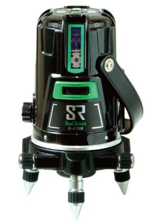 【楽天市場】測量機 墨出し器 MYZOX マイゾックス リアルグリーンレーザー墨出器 G-410SR 本体セット（受光器・三脚付）：現場監督