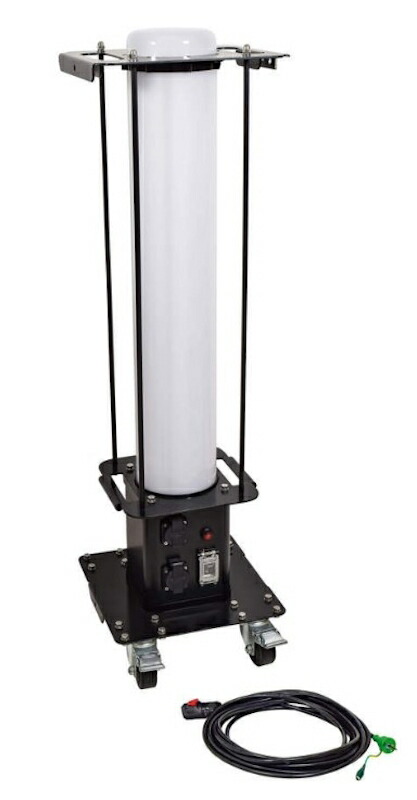日動工業 防雨型LEDパノラマアップライト LUL-170W 電線10ｍ付き 仮設照明 イベント法人様限定 個人宅配送不可