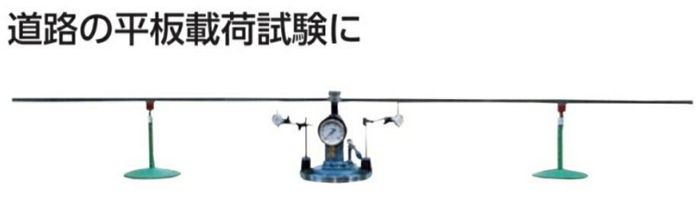 平板載荷試験機 2点計測式 東京篠原 SS-S-312 100kN用 道路の平板載荷試験 土質試験機 載荷試験機 岩盤・地盤調査試験機|現場監督