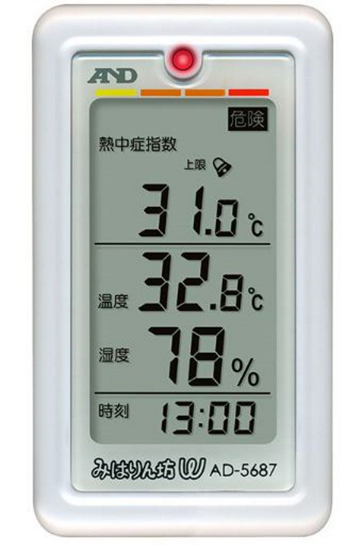 時間指定不可 環境管理温 湿度計 熱中症注意 防雨型
