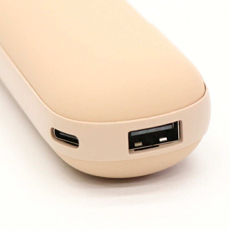 HIRO 充電式カイロ HKR-01 防寒用品 遠赤外線 暖房器具 家電 モバイルバッテリー機能付 代引不可 冬