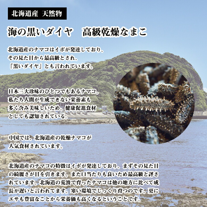 高級なまこ 海の黒いダイヤ 北海道産乾燥なまこ 中華高級食材 干し海鼠 乾燥海鼠 海参 安心 品質保証 北海道産 天然 乾燥 なまこ 乾燥ナマコ 乾燥 なまこ 干しなまこ 干しナマコ 高級珍味 贈答品 ギフト ナマコ 乾燥 金ん子 Magazinpegas Cz