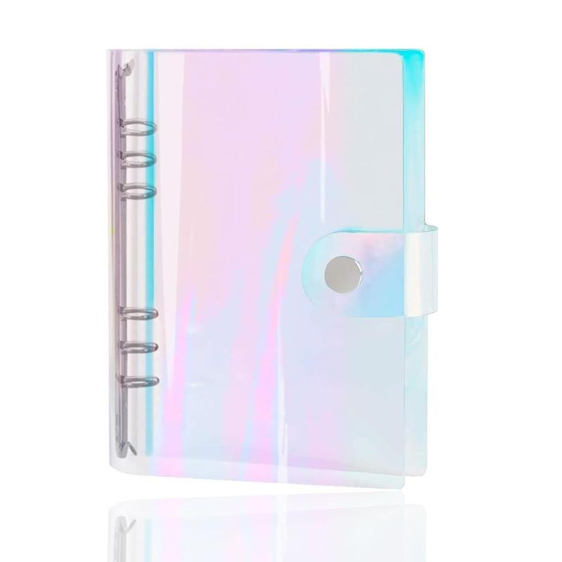 透明 システム手帳 バインダー ルーズリーフ オフィスノート 学用品手帳 okaidoku44_wss-327wdmbe8dti